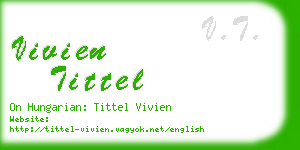 vivien tittel business card